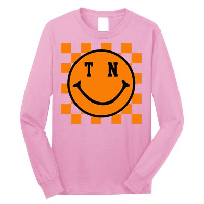 Tennessee Retro Happy Checkerboard Long Sleeve Shirt