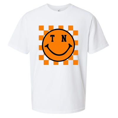 Tennessee Retro Happy Checkerboard Sueded Cloud Jersey T-Shirt