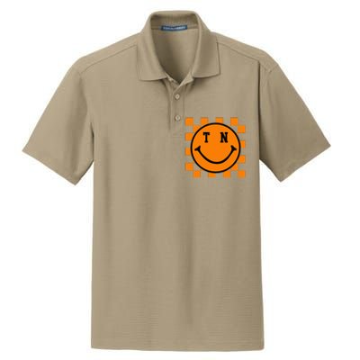 Tennessee Retro Happy Checkerboard Dry Zone Grid Polo