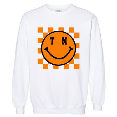 Tennessee Retro Happy Checkerboard Garment-Dyed Sweatshirt