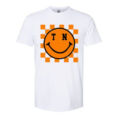 Tennessee Retro Happy Checkerboard Softstyle CVC T-Shirt