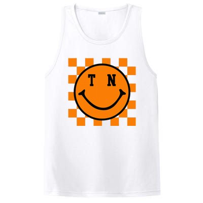 Tennessee Retro Happy Checkerboard PosiCharge Competitor Tank