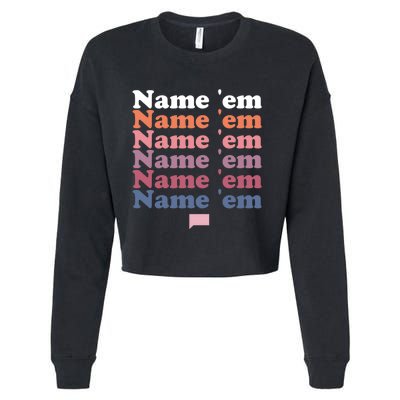 The Real Housewives Of Beverly Hills Name Em Repeat Cropped Pullover Crew