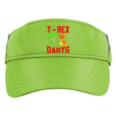 T Rex Hates Darts Adult Drive Performance Visor