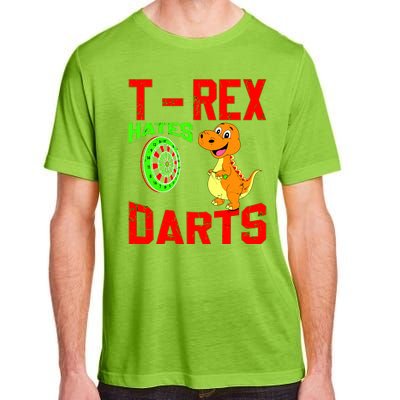 T Rex Hates Darts Adult ChromaSoft Performance T-Shirt