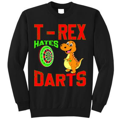 T Rex Hates Darts Sweatshirt