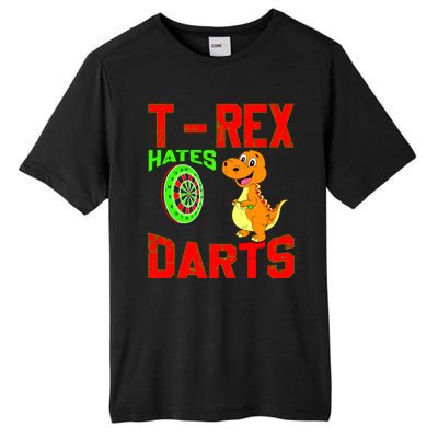 T Rex Hates Darts Tall Fusion ChromaSoft Performance T-Shirt