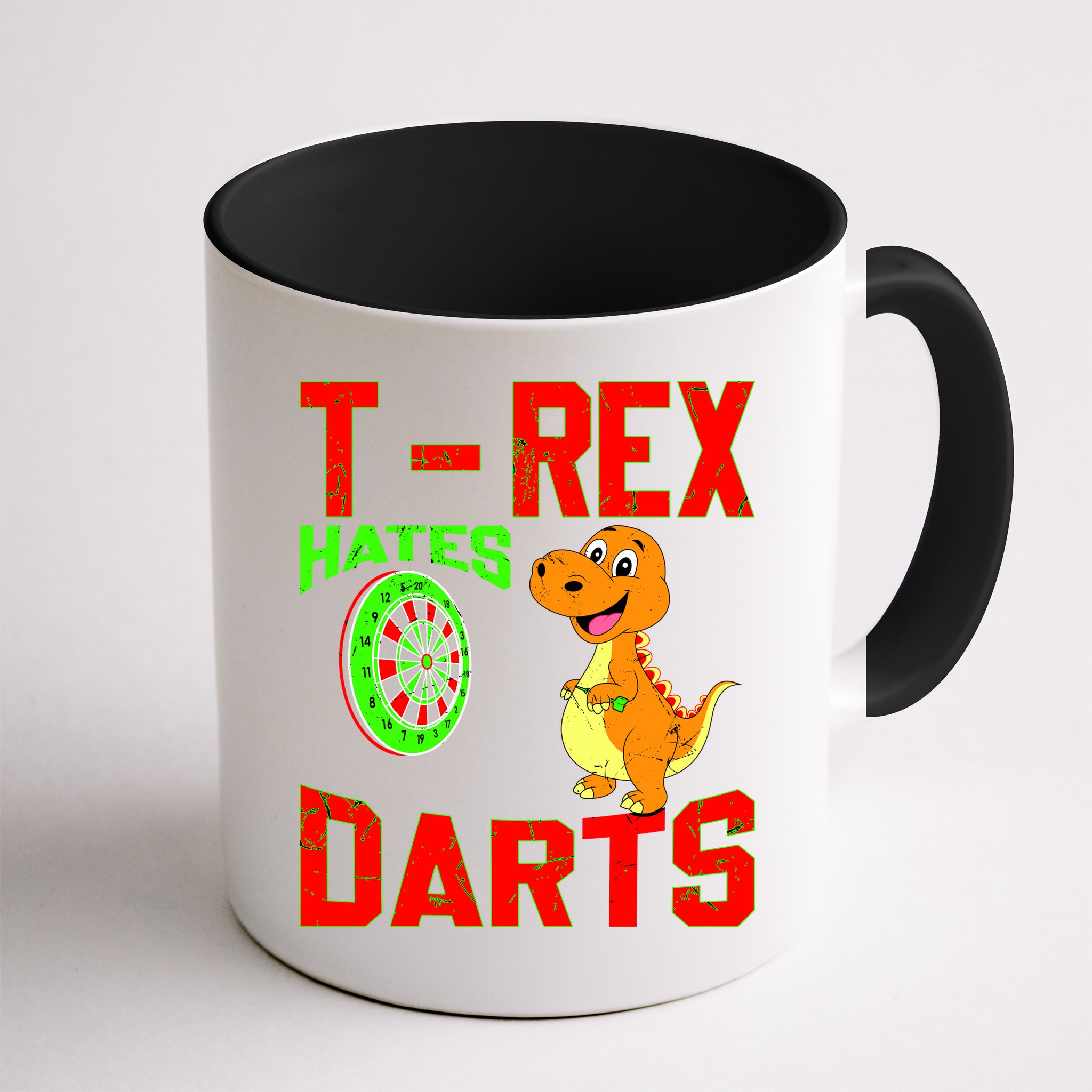 T Rex Hates Darts Mug
