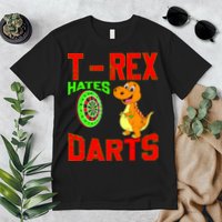 T Rex Hates Darts Premium T-Shirt