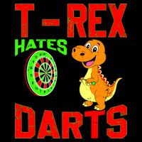 T Rex Hates Darts Premium T-Shirt