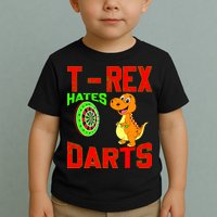 T Rex Hates Darts Toddler T-Shirt