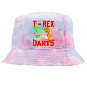 T Rex Hates Darts Tie-Dyed Bucket Hat