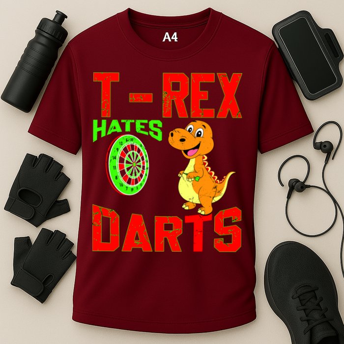 T Rex Hates Darts Performance Shirt