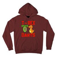 T Rex Hates Darts Hoodie