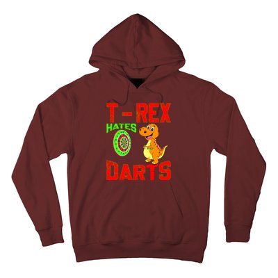 T Rex Hates Darts Hoodie