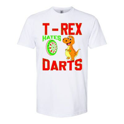 T Rex Hates Darts Softstyle® CVC T-Shirt