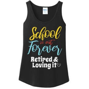 Teacher Retirement Humorous Quote Passionate Retire Educator Ladies Essential Tank