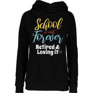 Teacher Retirement Humorous Quote Passionate Retire Educator Womens Funnel Neck Pullover Hood