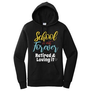 Teacher Retirement Humorous Quote Passionate Retire Educator Women's Pullover Hoodie