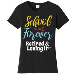 Teacher Retirement Humorous Quote Passionate Retire Educator Women's T-Shirt