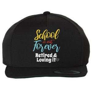 Teacher Retirement Humorous Quote Passionate Retire Educator Wool Snapback Cap