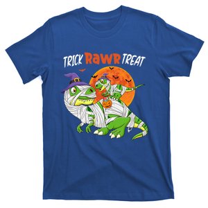 Trick Rawr Halloween Treat Pumpkin Dinosaur Mother T Rex Cool Gift T-Shirt