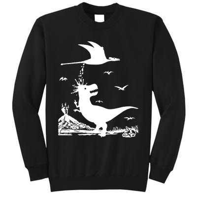 T Rex Hates Pterodactyl Sweatshirt