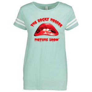 The Rocky Horror Picture Show Lips Enza Ladies Jersey Football T-Shirt