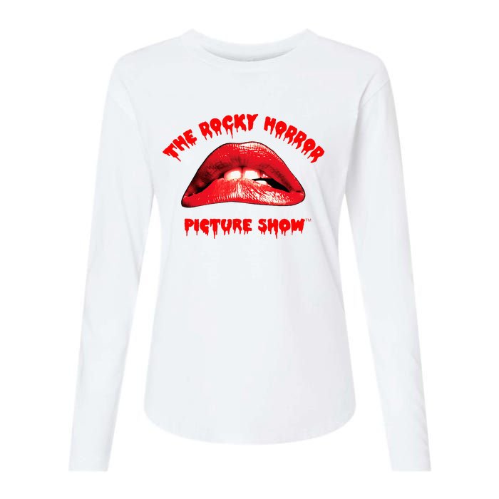 The Rocky Horror Picture Show Lips Womens Cotton Relaxed Long Sleeve T-Shirt