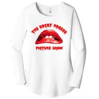 The Rocky Horror Picture Show Lips Women's Perfect Tri Tunic Long Sleeve Shirt