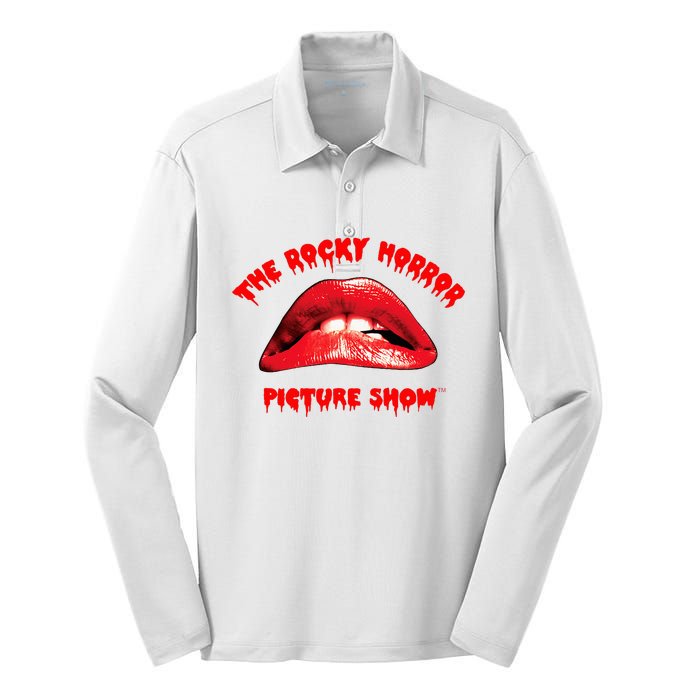 The Rocky Horror Picture Show Lips Silk Touch Performance Long Sleeve Polo