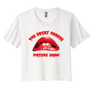 The Rocky Horror Picture Show Lips Women's Crop Top Tee