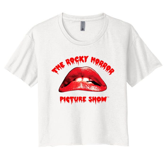 The Rocky Horror Picture Show Lips Women's Crop Top Tee