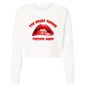 The Rocky Horror Picture Show Lips Cropped Pullover Crew