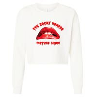 The Rocky Horror Picture Show Lips Cropped Pullover Crew