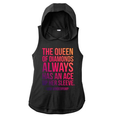 The Real Housewives Lisa Vanderpump Tagline Gift Ladies PosiCharge Tri-Blend Wicking Draft Hoodie Tank