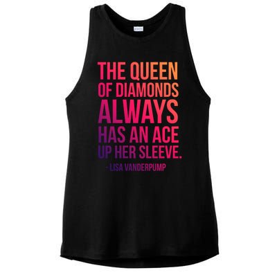 The Real Housewives Lisa Vanderpump Tagline Gift Ladies PosiCharge Tri-Blend Wicking Tank