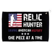 Trending Relic Hunter Metal Detector Treasure Hunting Us Flag Grommeted Golf Towel