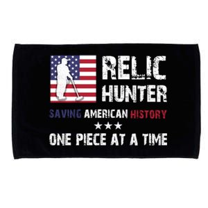 Trending Relic Hunter Metal Detector Treasure Hunting Us Flag Microfiber Hand Towel