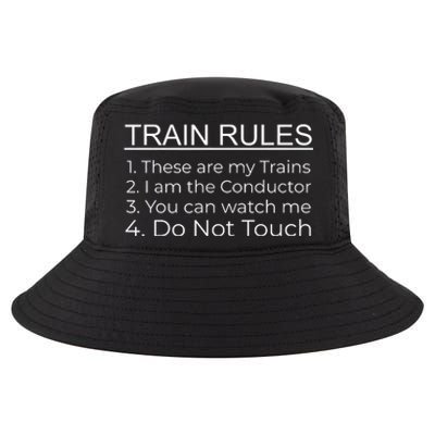 Train Rules Ho O G N Gauge Train Track Cool Comfort Performance Bucket Hat