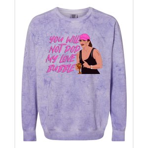 The Real Housewives Of New Jersey Teresa Giudice You Will Not Pop My Love Bubble Colorblast Crewneck Sweatshirt