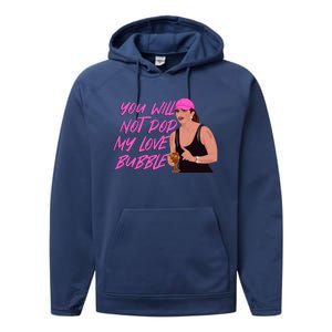 The Real Housewives Of New Jersey Teresa Giudice You Will Not Pop My Love Bubble Performance Fleece Hoodie