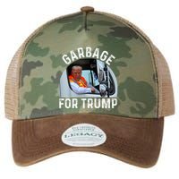 Trump Rides In Garbage Truck S Garbage For Trump Legacy Tie Dye Trucker Hat