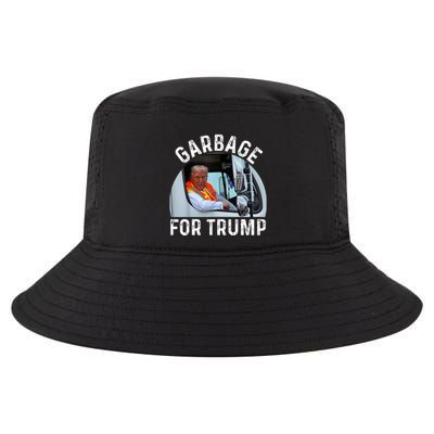 Trump Rides In Garbage Truck S Garbage For Trump Cool Comfort Performance Bucket Hat