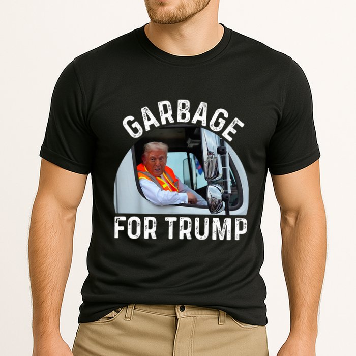 Trump Rides In Garbage Truck S Garbage For Trump Cooling Performance Crew T-Shirt