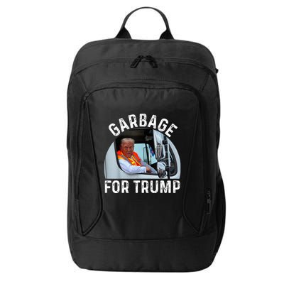 Trump Rides In Garbage Truck S Garbage For Trump City Backpack