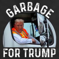 Trump Rides In Garbage Truck S Garbage For Trump 12oz Stainless Steel Coffee Mug