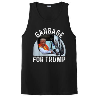 Trump Rides In Garbage Truck S Garbage For Trump PosiCharge Competitor Tank