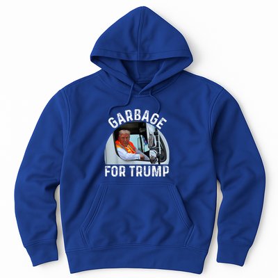 Trump Rides In Garbage Truck S Garbage For Trump Hoodie