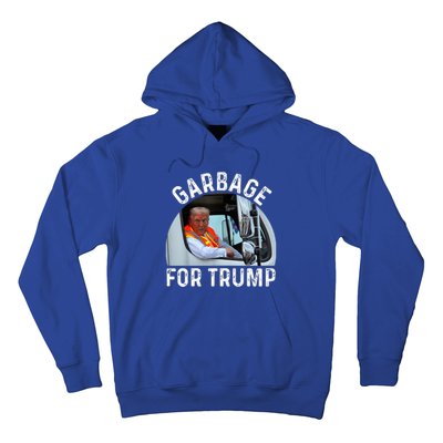 Trump Rides In Garbage Truck S Garbage For Trump Hoodie